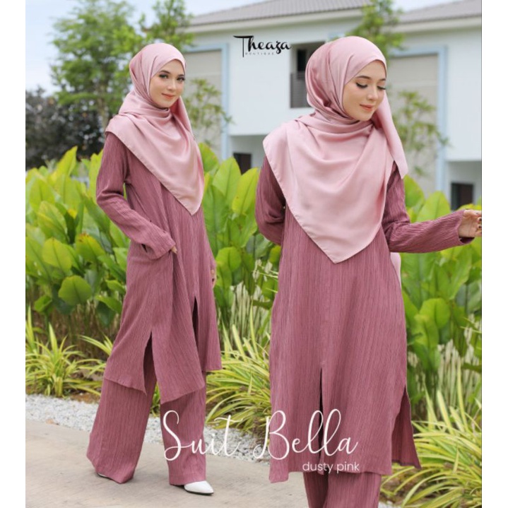 Suit Bella Ironless By Theaza Shopee Malaysia