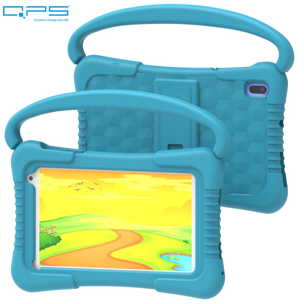 QPS Kids Tablet 7 Inches, Quad Core Android 2GB+32GB Storage Dual ...