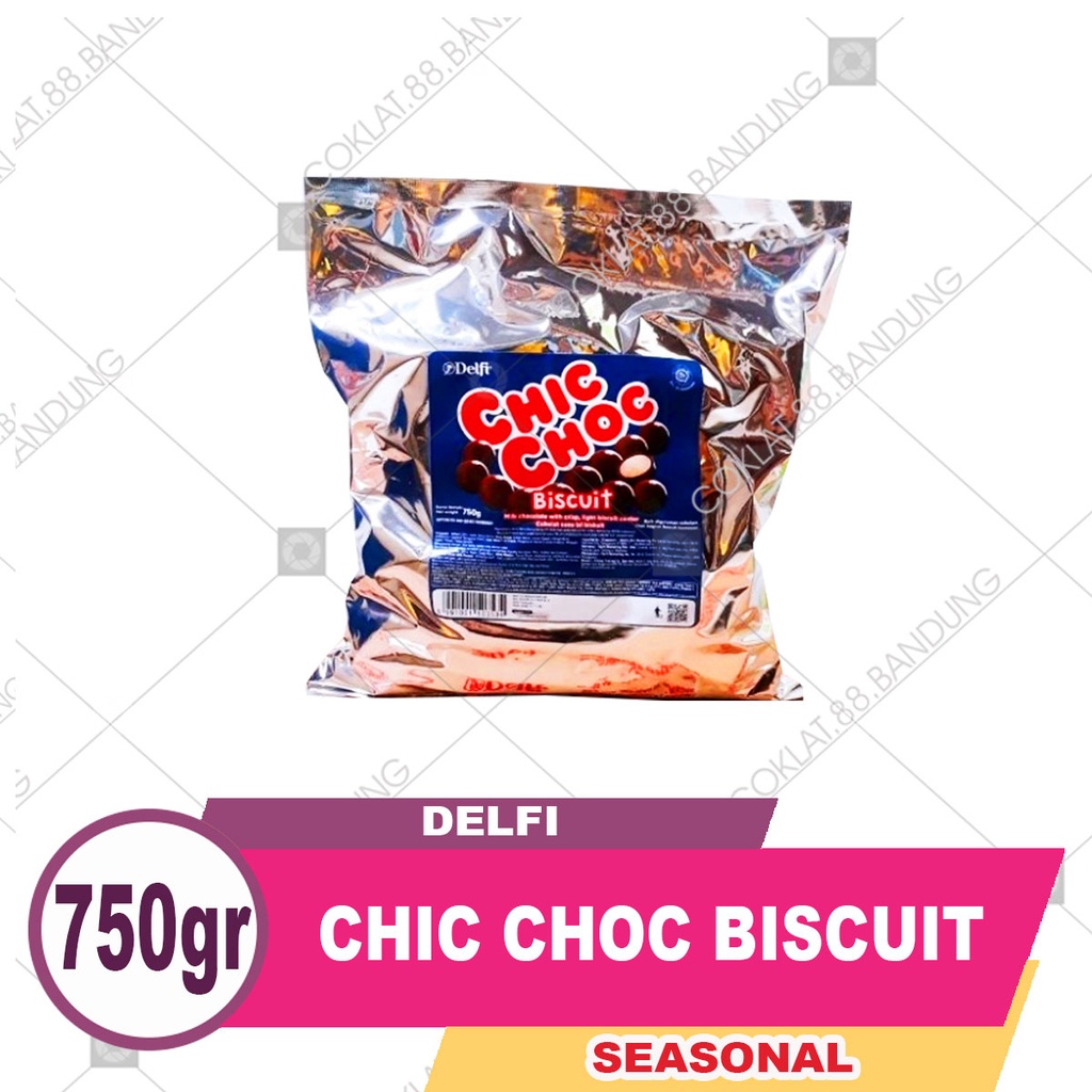 Chocolate DELFI CHIC CHOC 750GR BISCUIT KILOAN FACTORY, CHOCOLATE DELFI CHICCHOC 750 GR BULK 750 GRAM