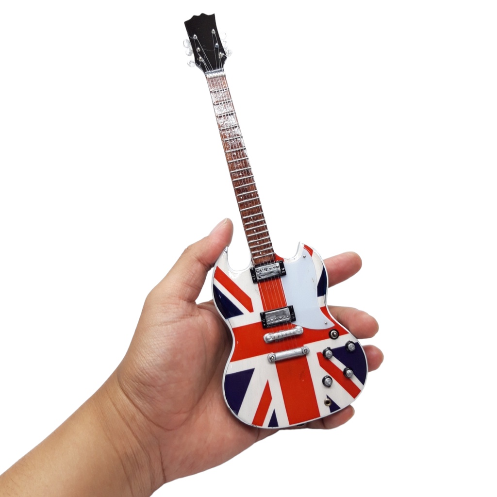 Miniature Guitar Gibson SG UK Flag Photography Property merchandise Accessories