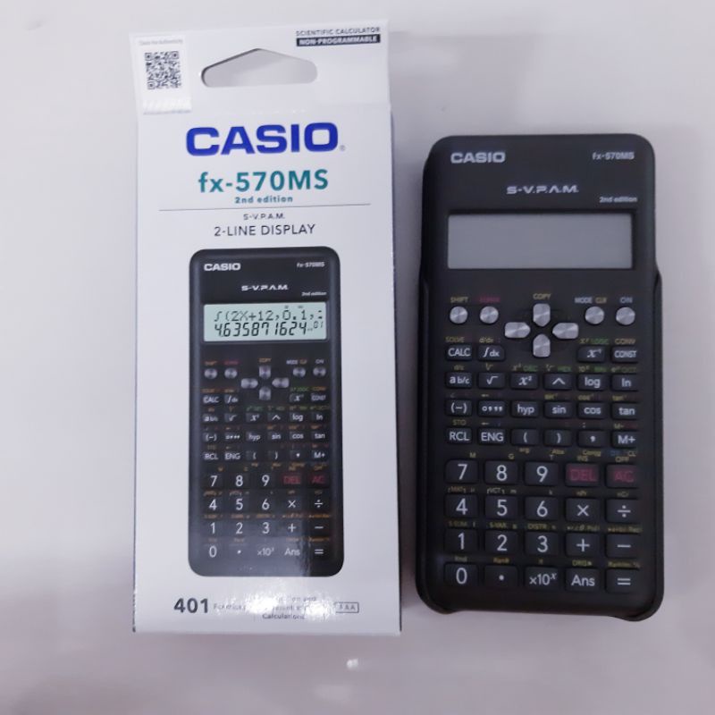 Casio Scientific Calculator Fx 570ms 2nd Edition Shopee Malaysia