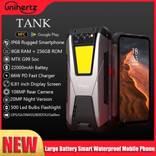 Unihertz TANK Larger Battery Rugged Smartphone 22000mAh Night Vision
