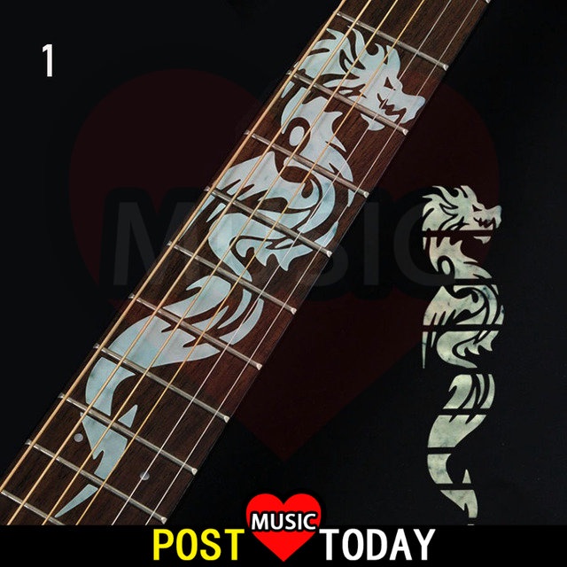 High Quality Guitar Inlay Stickers Fretboard Decals Acoustic Electric