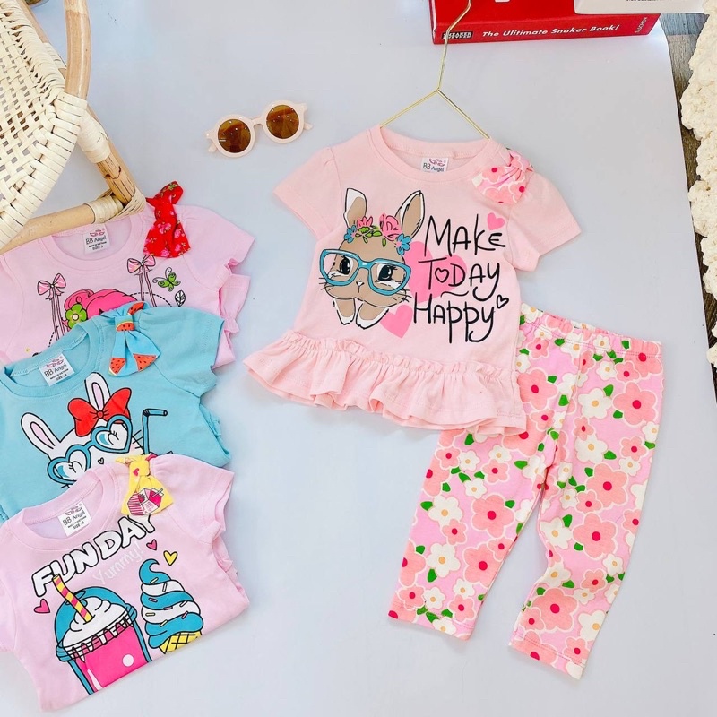 (1Y-6Y) BB Angel Doll Pyjamas Set