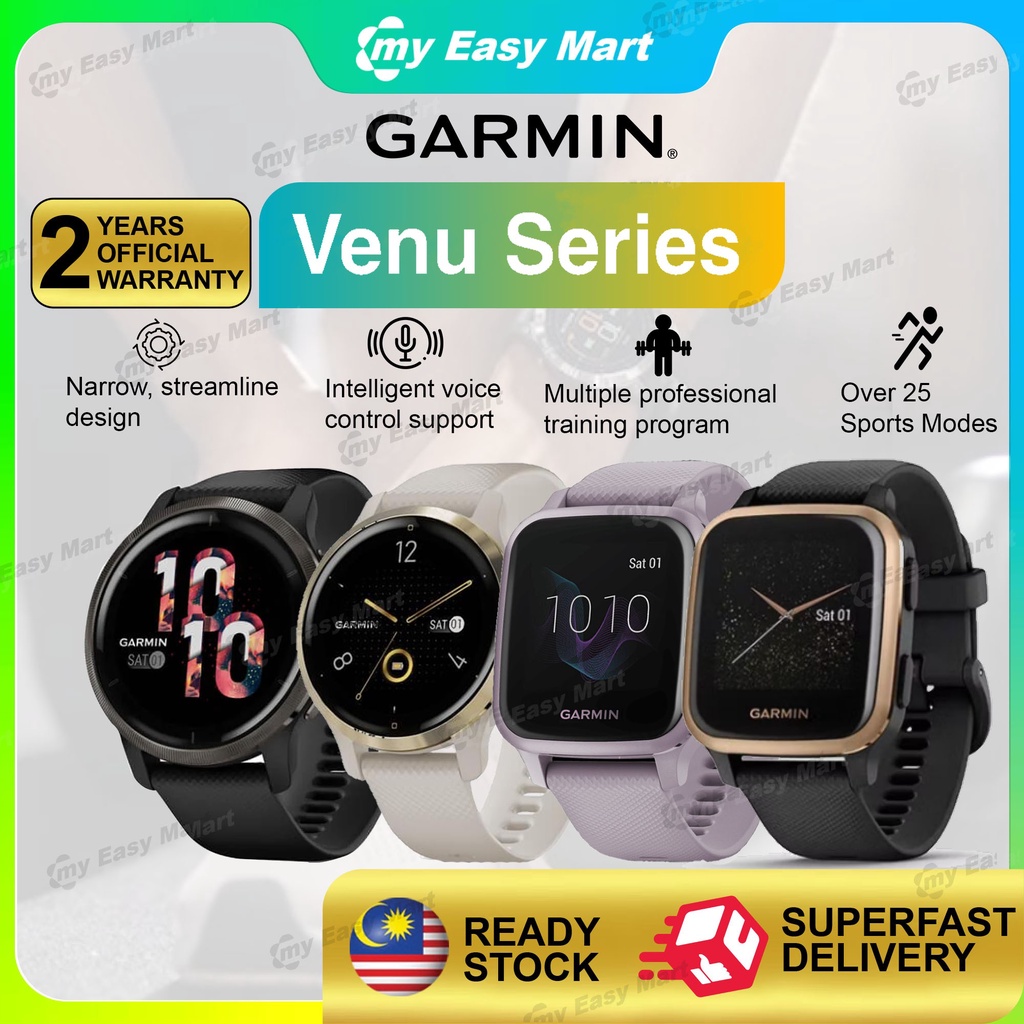 GARMIN Venu Series (2/ 2S/ 2 Plus/ SQ/ SQ Music Edition) Heart Rate