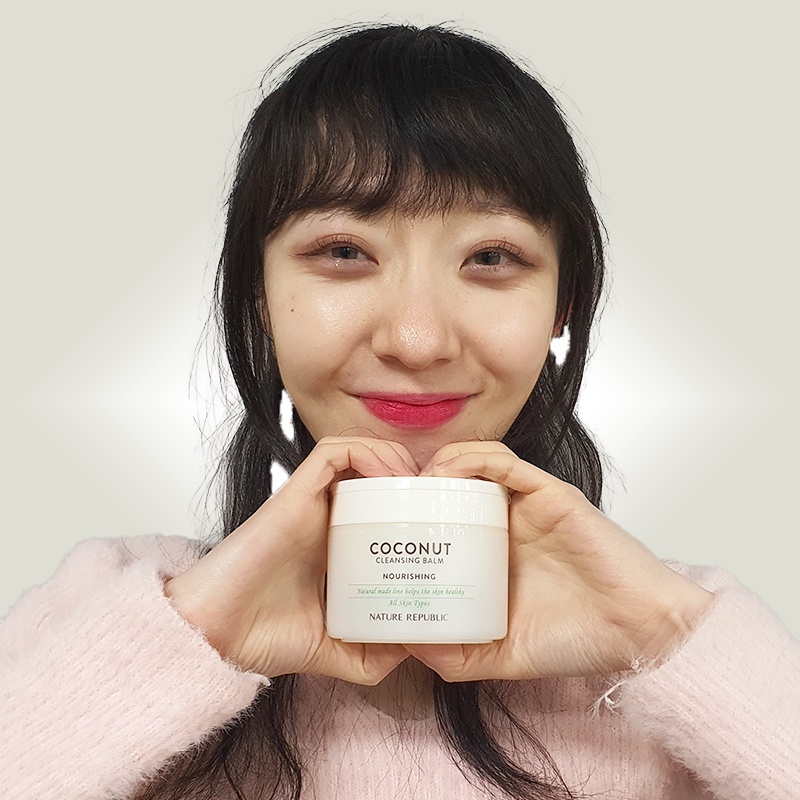 (Nature Republic) Natural Made Coconut Cleansing Balm (110g) Shopee