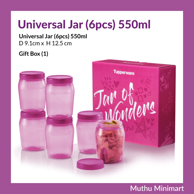 Original Tupperware Universal Jar Food Storage Biscuit Container