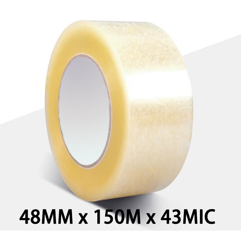 48MM x 150M x 43MIC OPP Tape Transparent Clear Tape Packaging Tape OPP