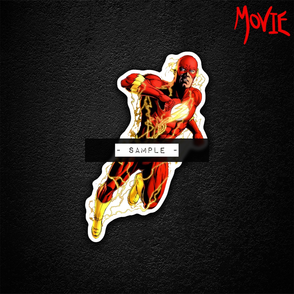 THE FLASH CHARACTER - Premium Fan-made Sticker (MOVIE series) | Shopee ...