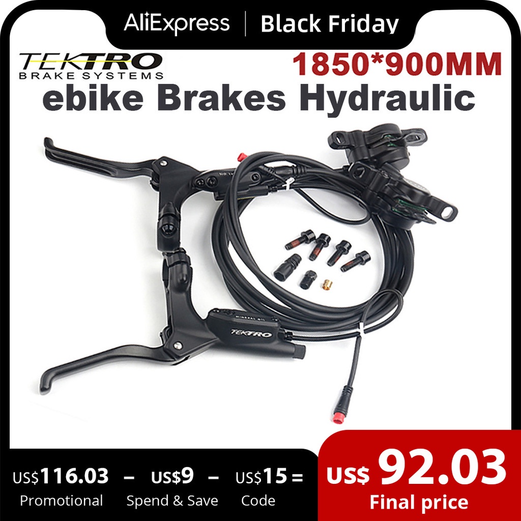Tektro HD E350 ebike Brakes Hydraulic 900mm Front 1850mm Rear Hydraulic
