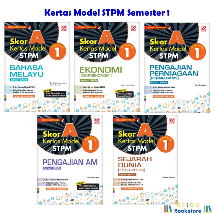 [AEiOU] Skor A STPM Kertas MODEL STPM Semester 1 (PELANGI) | Shopee ...