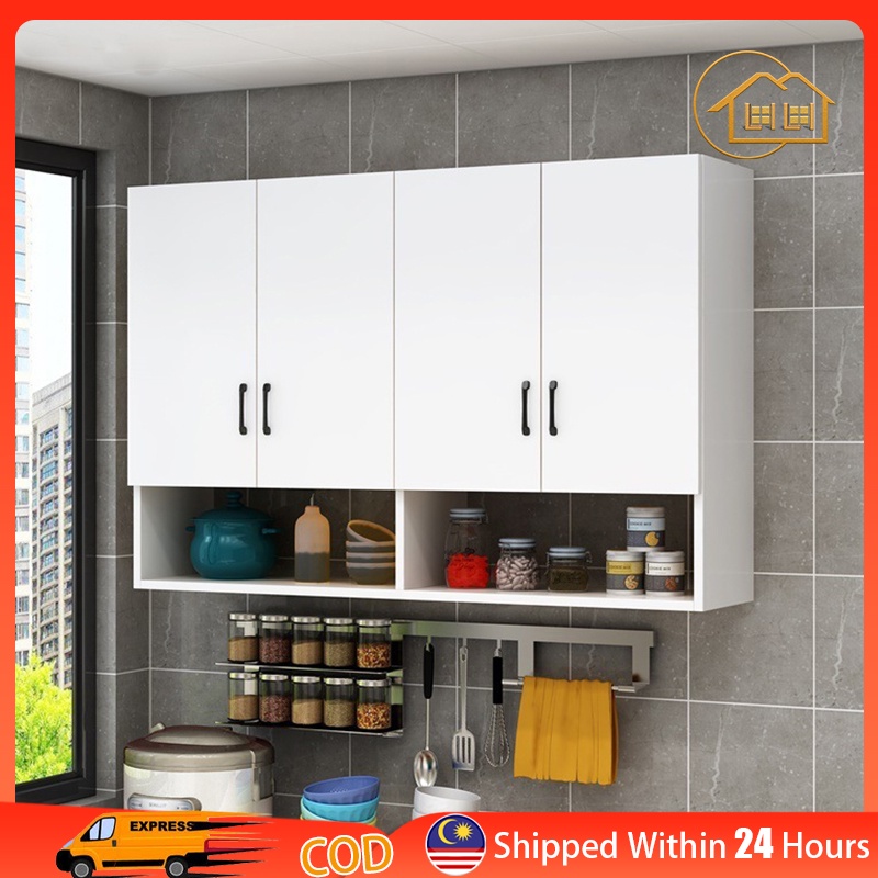 LI|Wall Cabinet Kabinet dapur Bathroom Kitchen Cabinet Cupboar Hanging cabinet For Bedroom Balcony Cabinet Storage壁柜