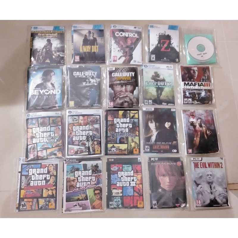 PC DVD Games 20 Offer (Used) Shopee Malaysia
