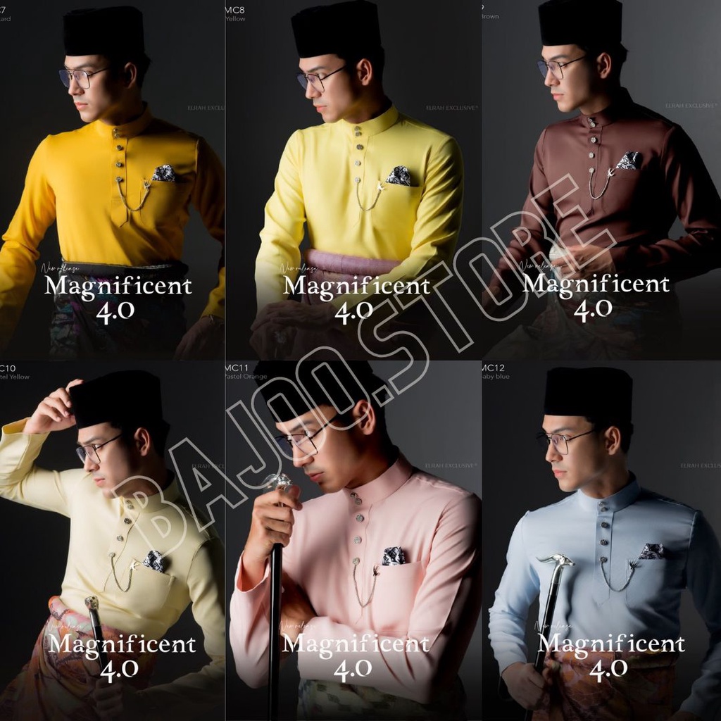 ready-stock-baju-melayu-magnificent-4-0-elrah-exclusive-slim-fit