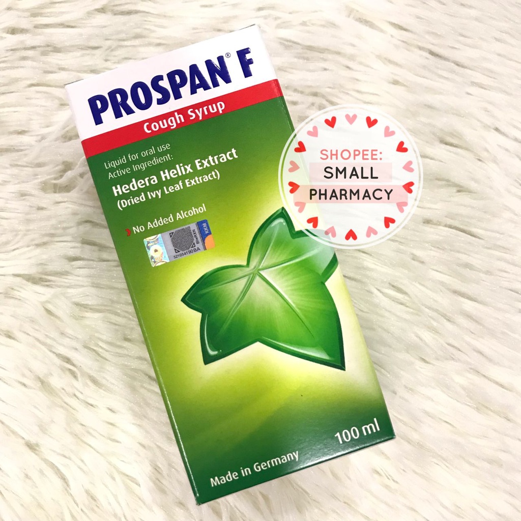 Prospan F Cough Syrup Dried Ivy Leaf Extract with MENTHOL 718229  Ubat