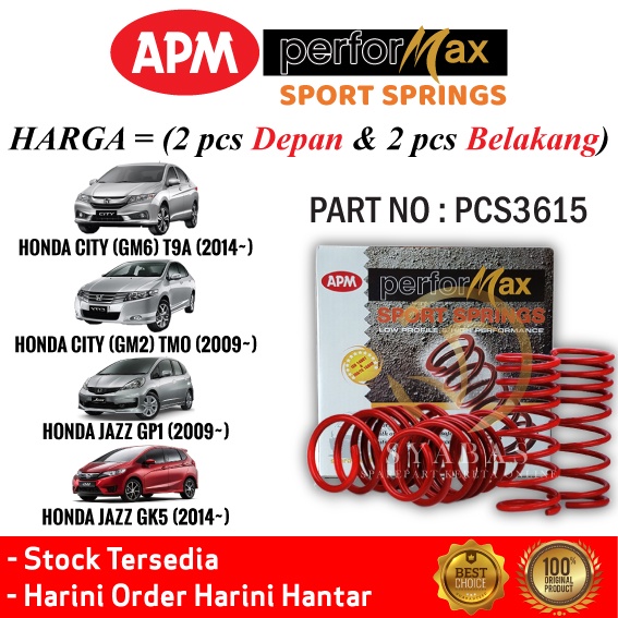 Original Apm Performax Honda City Gm Tmo City Gm T A Jazz Gp