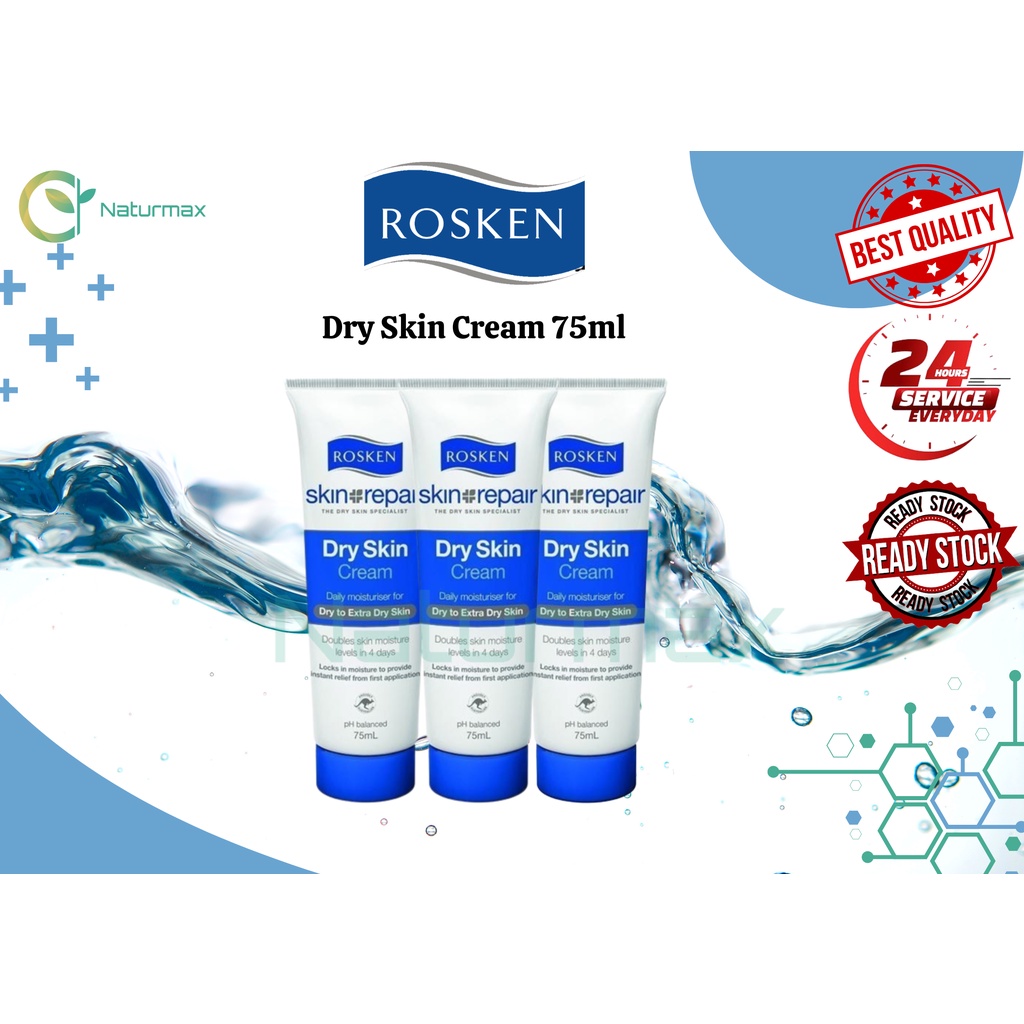 [Ready Stock] Rosken Dry Skin Cream 75ml | Shopee Malaysia