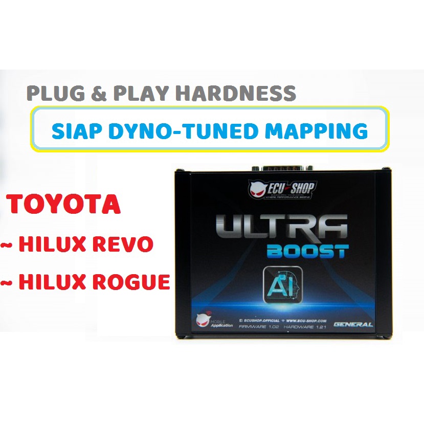 Ultra Boost Toyota Revo Rogue Plug & Play socket hardness with