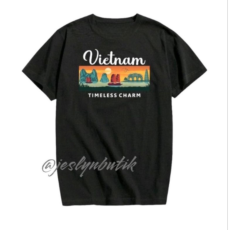 KATUN Vietnamese VIEW Tshirt Distro Souvenir By Cotton Material