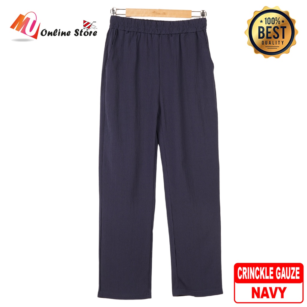 Casual Long Pants / Jogging Pants / Long Sport Pants with Pocket Seluar  Panjang Lekaki 长裤男 Grey line-Long M