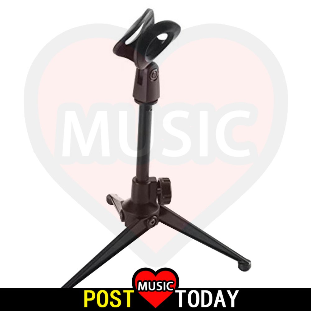 Microphone Stand Adjustable Foldable Desktop Microphone Tripod with Clip Mount musical instruments