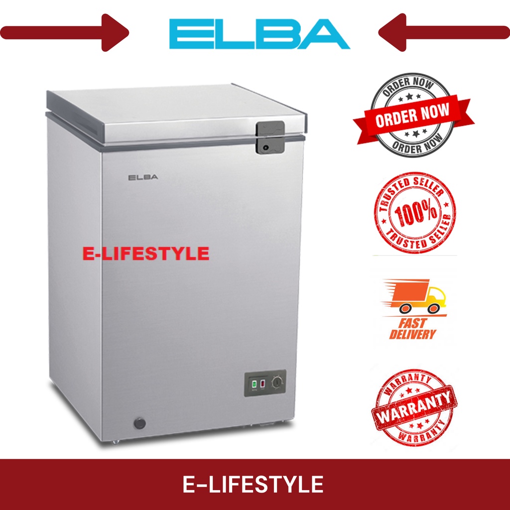 SPECIAL OFFER ELBA FREEZER EFE1310 GROSS 130L PETI SEJUK BEKU DARK