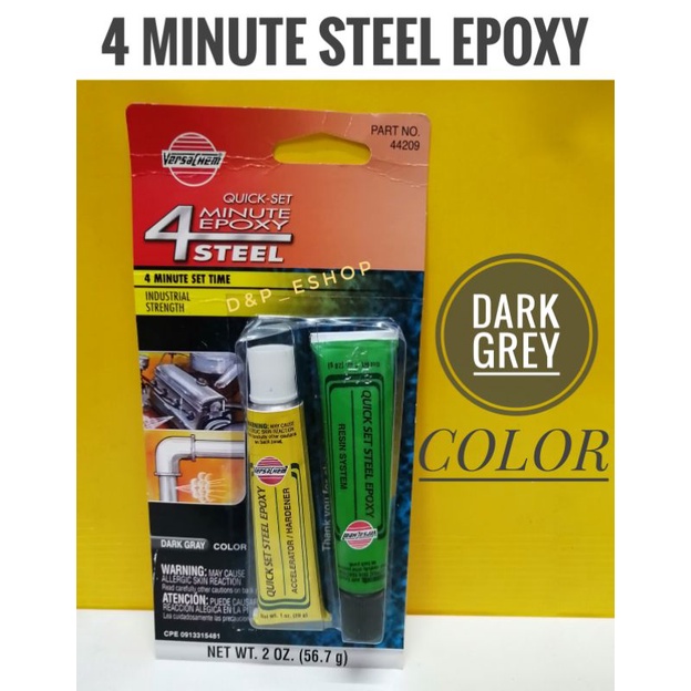 VersaChem QuickSet 4 Min Epoxy Steel Shopee Malaysia