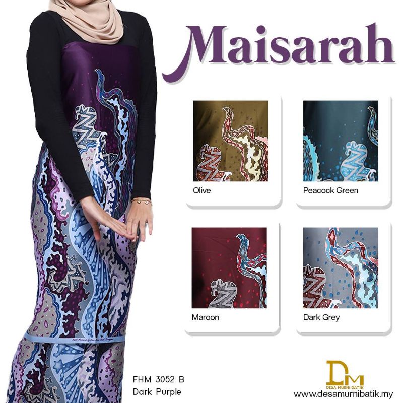 BATIK MAISARAH DESA MURNI - KAIN PASANG 4 METER