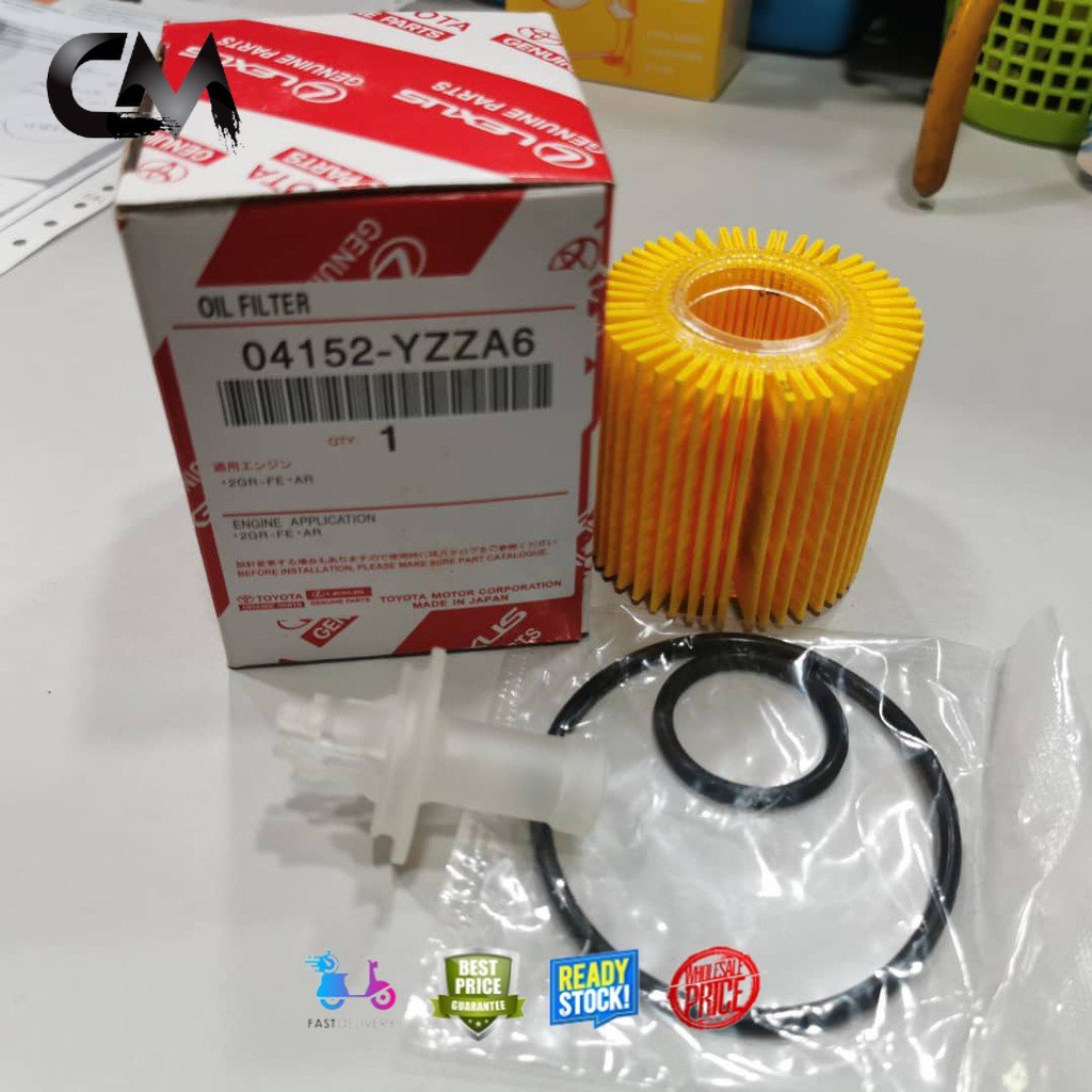 TOYOTA ORIGINAL OIL FILTER 04152-YZZA6 ORIGINAL WISH ZGE20 ALTIS (2009 ...