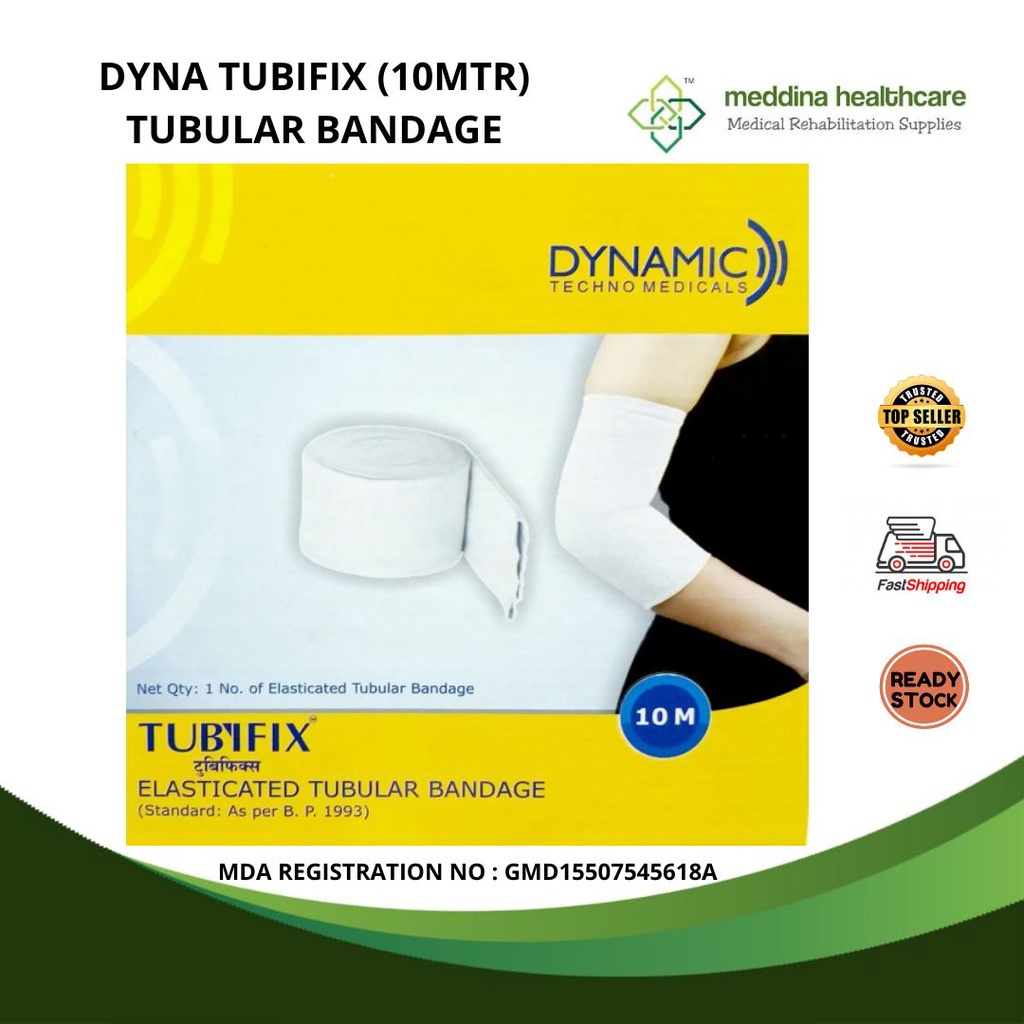 MEDDINA Dyna Tubifix Elasticated Compression Tubular Bandage Shopee