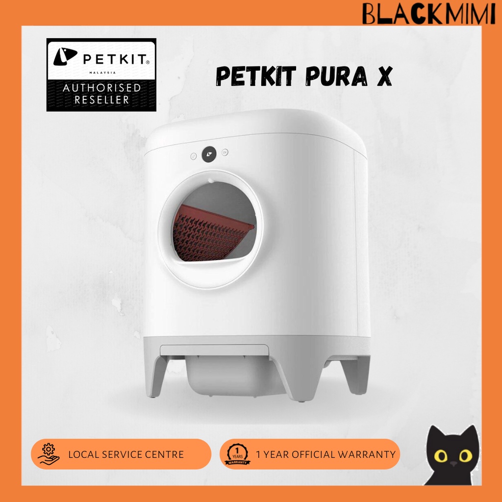BlackMimi PETKIT Pura X SelfCleaning Cat Litter Box xSecure/Odor