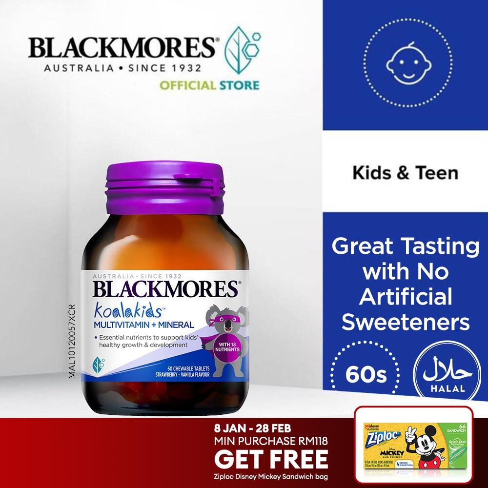 [ Value Pack ] Blackmores Koala Kids Multivitamin + Mineral 60s (Min 6