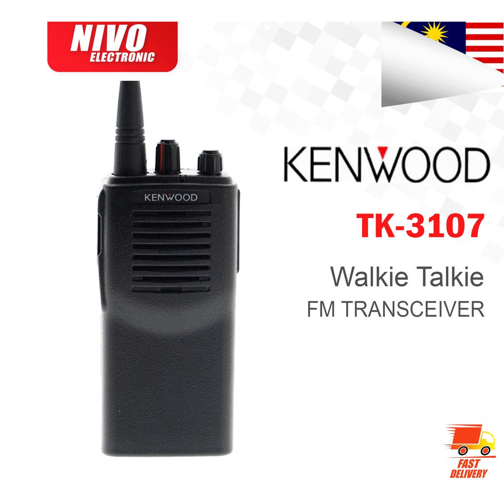 KENWOOD TK-3107 UHF FM TRANSCEVIVER WALKIE TALKIE | Shopee Malaysia