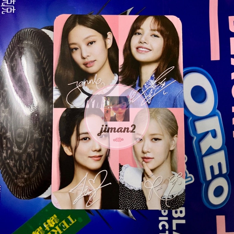 [READYSTOCK] BLACKPINK OREO BLACKPINK X OREO PHOTOCARD PC | Shopee Malaysia