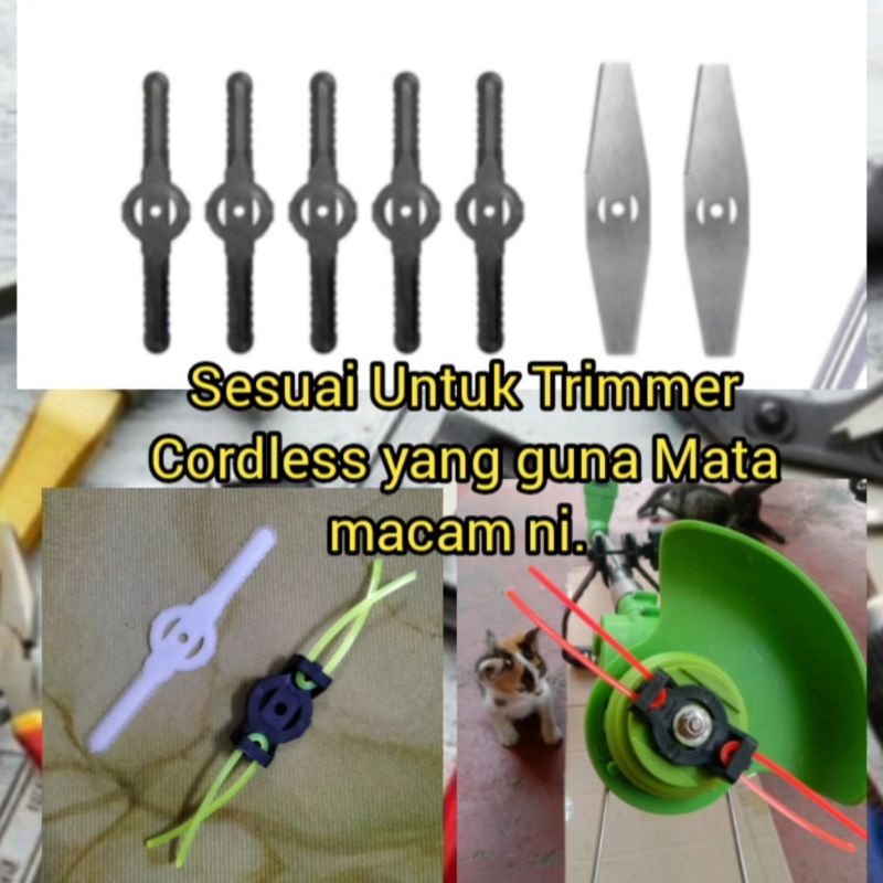 Holder Tali Nylon Mesin Rumput Bateri SAMURAI Nylon Trimmer Line