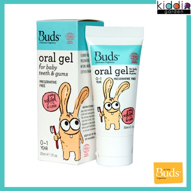 Kiddie Garden Buds Baby Oral Gel for Baby Teeth and Gums 30ml Baby Oral