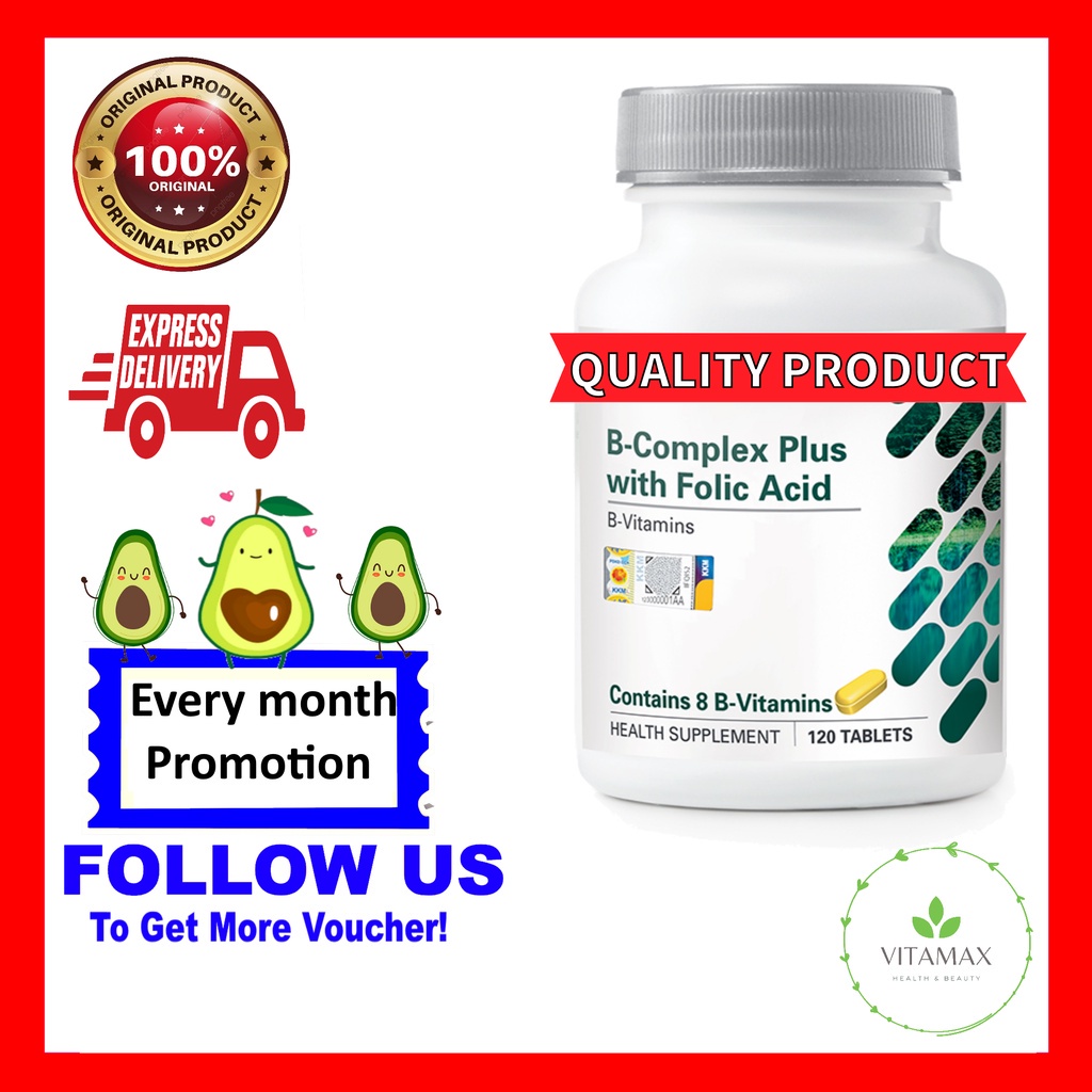 Shaklee B COMPLEX with Folic Acid (Vitamin B) Shopee Malaysia