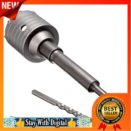 🌹[Local Seller]  (FULL SET) 40MM CONCRETE DRILL BIT WALL HOLE SAW CORE CUTTER+ Gift
