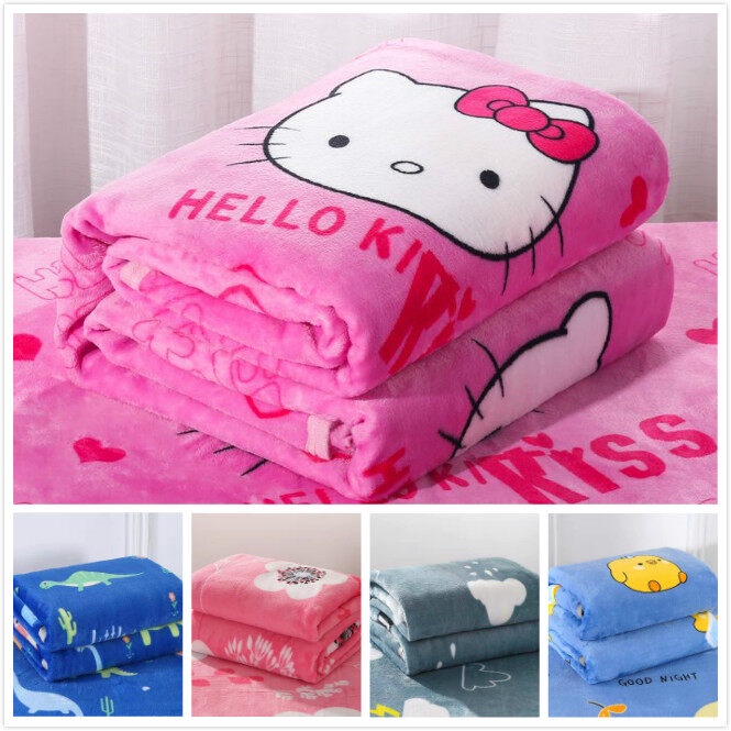 Flannel Velvet Blanket Sofa Office Comfortable Blanket Queen King Size