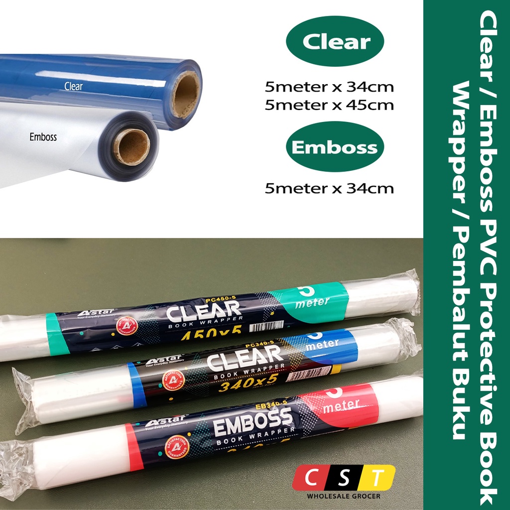 PVC Book Wrapper / Cover / Pembalut Buku (Product Malaysia) | Shopee ...