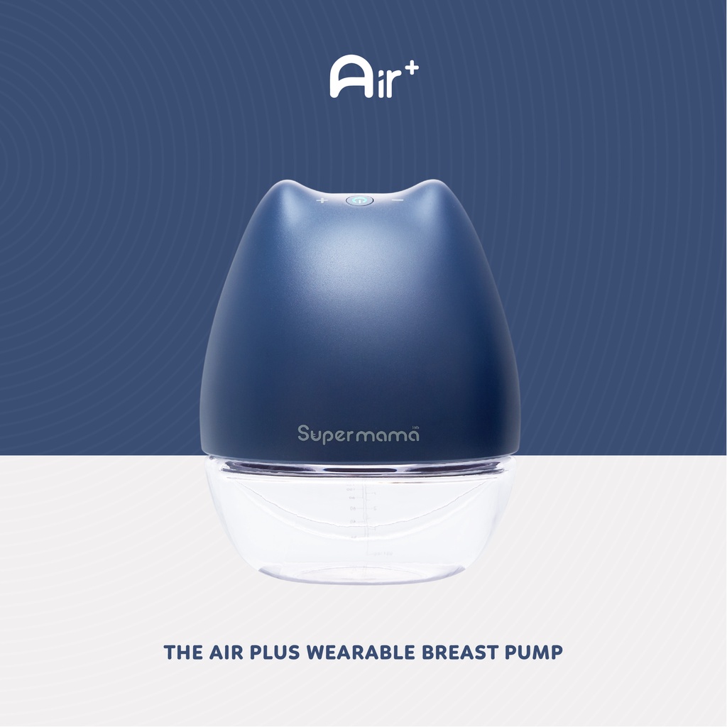 Supermama Air Plus Wearable Breastpump Wireless Handsfree Breast Pump (1 Year Warranty) Shopee