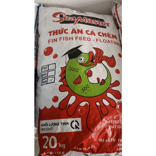 Seamaster F09 (+16mm) SEGUNI 20KG High protein fish pellet, floating