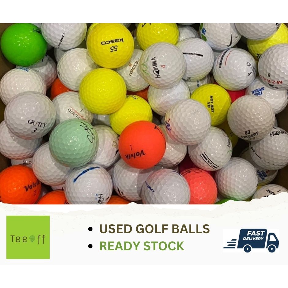 (Mix Brands) Used Golf Balls / Secondhand Golf Balls [READY STOCK