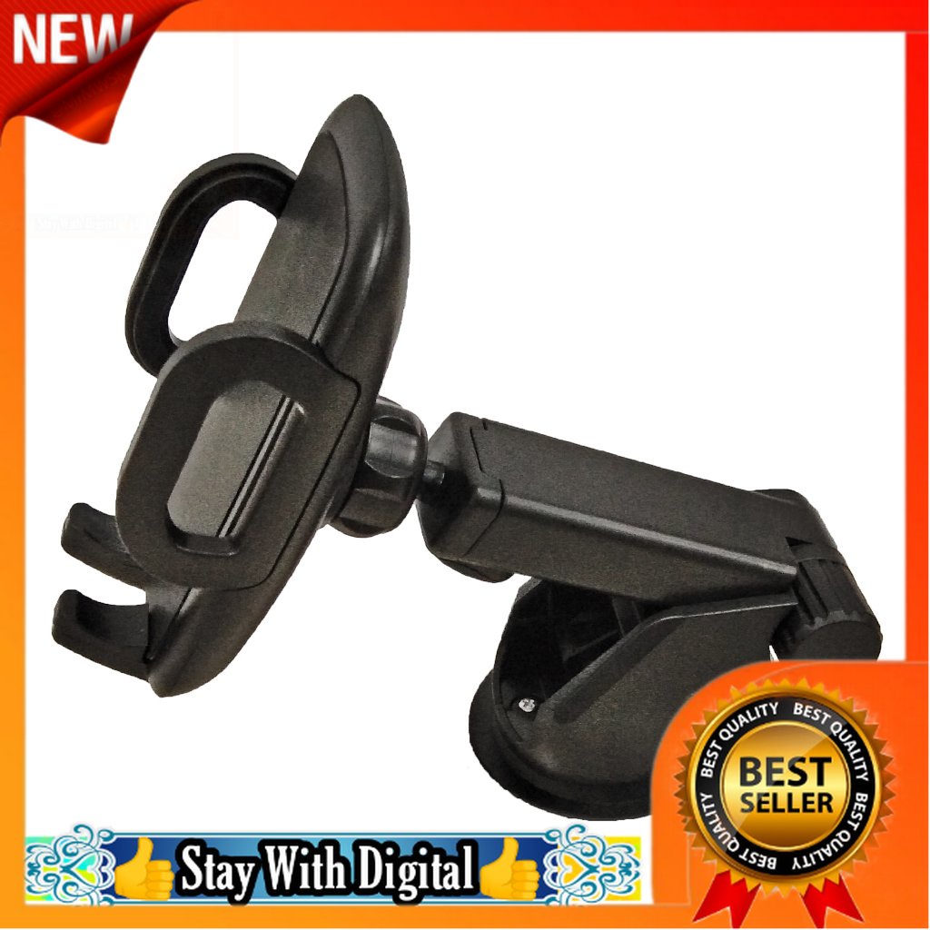 FREE POS 🌹[Local Seller] Car Mount Sticky Suction Pad Extendable Phone Holder One Button Release 360° Ro