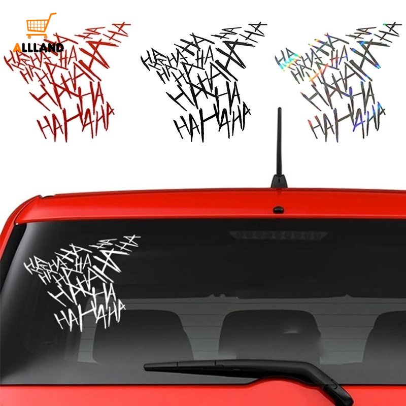 New Car Styling Joker Hahaha Sticker/ 3D PVC Funny Car Sticker Decal/ Motorcycle Helmet Bumper Decorative Decal