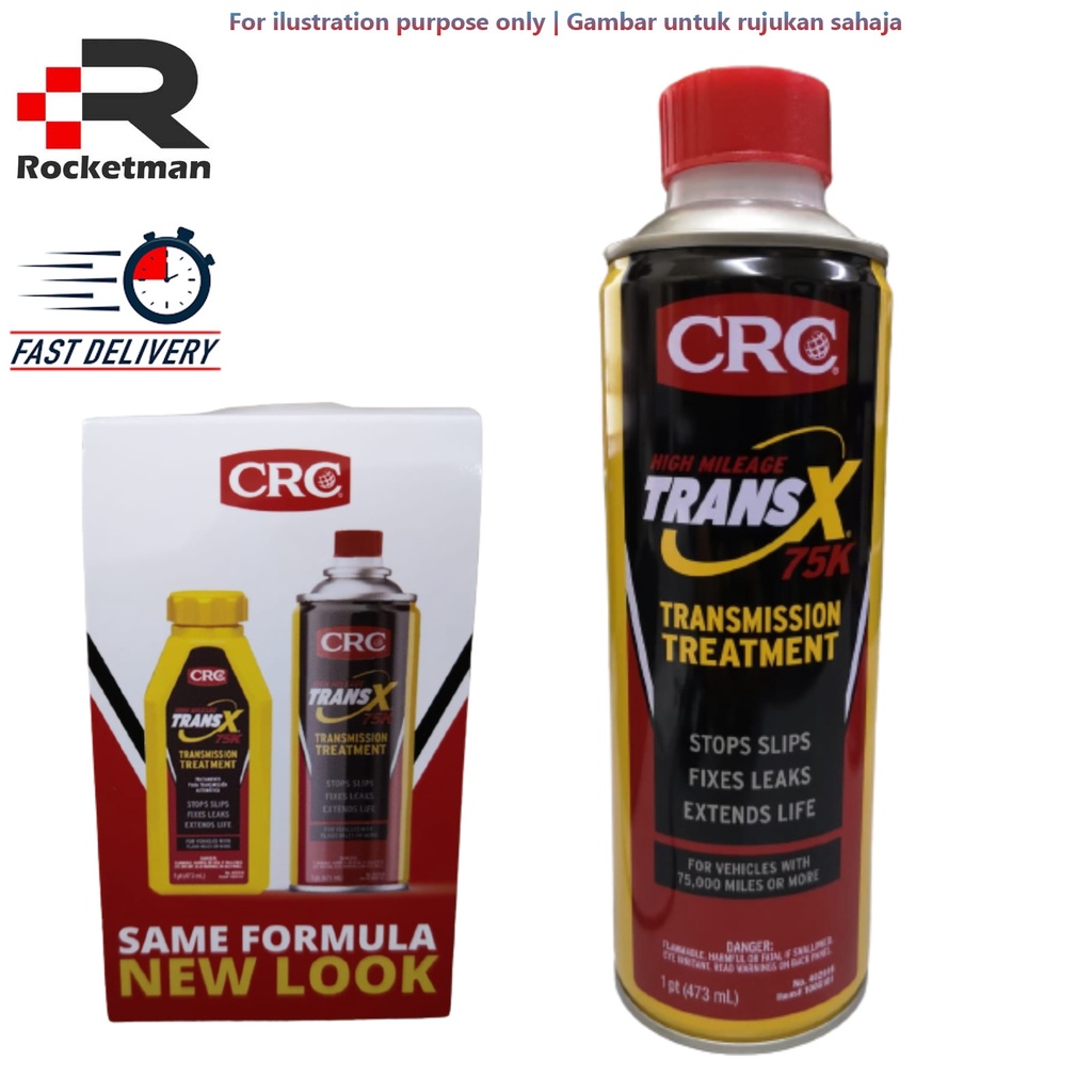 K&W CRC TRANS X HIGH MILEAGE AUTOMATIC TRANSMISSION TREATMENT (473ML