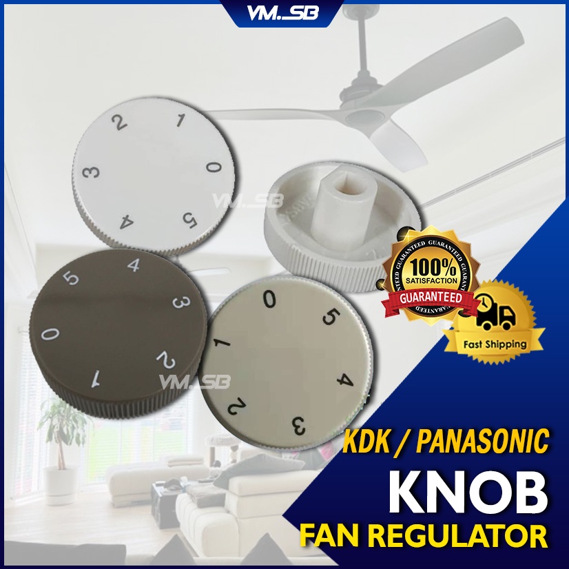 KDK / PANASONIC CEILING FAN REGULATOR KNOB Kontrol Kipas Siling