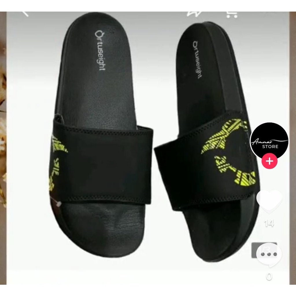 Slide Sandals Slaming Black Order 2023 Shopee Malaysia