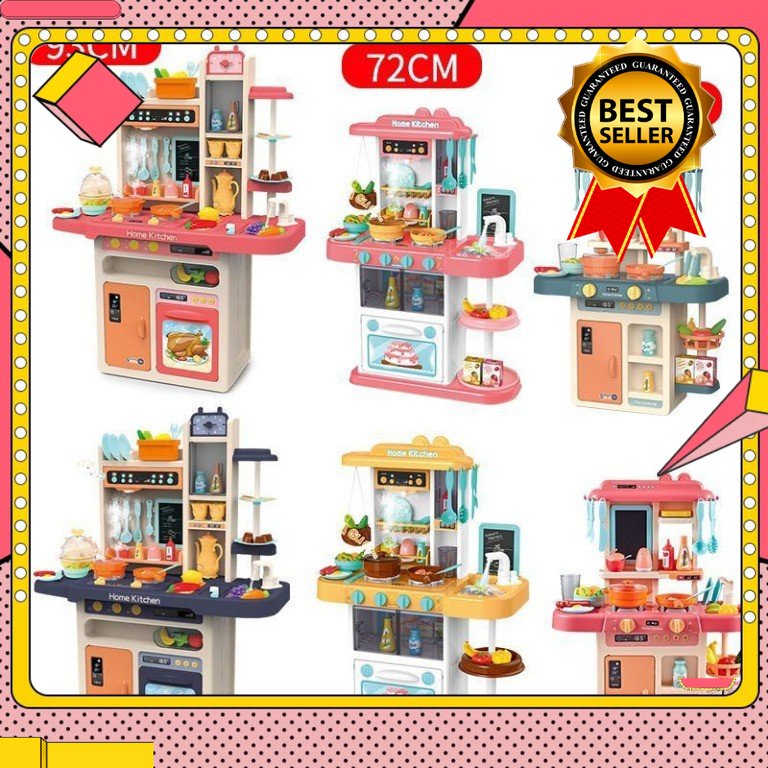 🎁KL STORE✨ ~SHIP FROM KL~ 93.5cm / 72cm /63cm Pretend BIG Size Kitchen Play Set with Musi