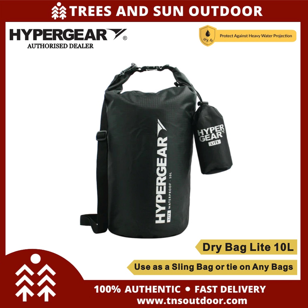 Hypergear Dry Bag Lite 10L The Easy Storage and Expandable Bag Shopee Malaysia